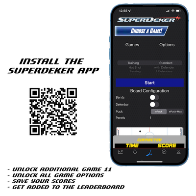 The SuperDekerPRO is the best of all Hockey Stickhandling Tools because it uses sports technology to give real-time data feedback to hockey players as they develop their training skills on and off the ice.