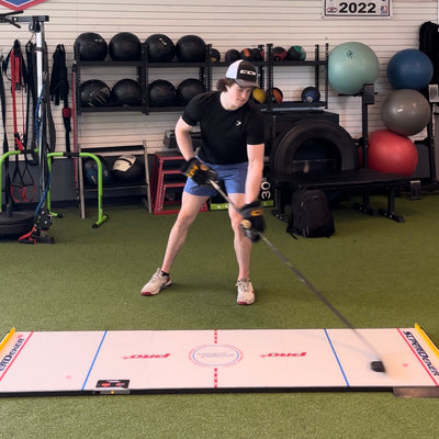 The SuperDeker Stick Handler Trainer is the perfect addition to your Hockey Training Tools for quick hand development and stickhandling skills.