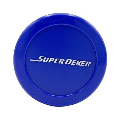 Blue colored ePuck for the SuperDeker for stickhandling training. Off-Ice Hockey Training made easy with the SuperDeker Hockey Training Board. Plug and play any time, anywhere! 