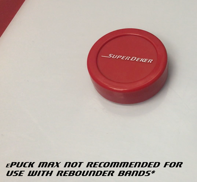 ePuck Max - Weighted Training Puck - for SuperDeker or SuperDekerPRO - Train Fast Hands and Stickhandling Strength with this weighted puck
